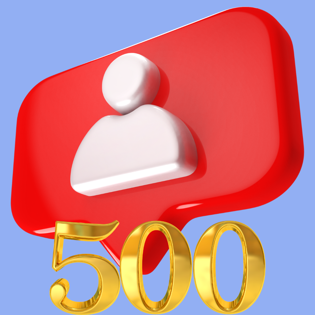 500 Abonnés Instagram